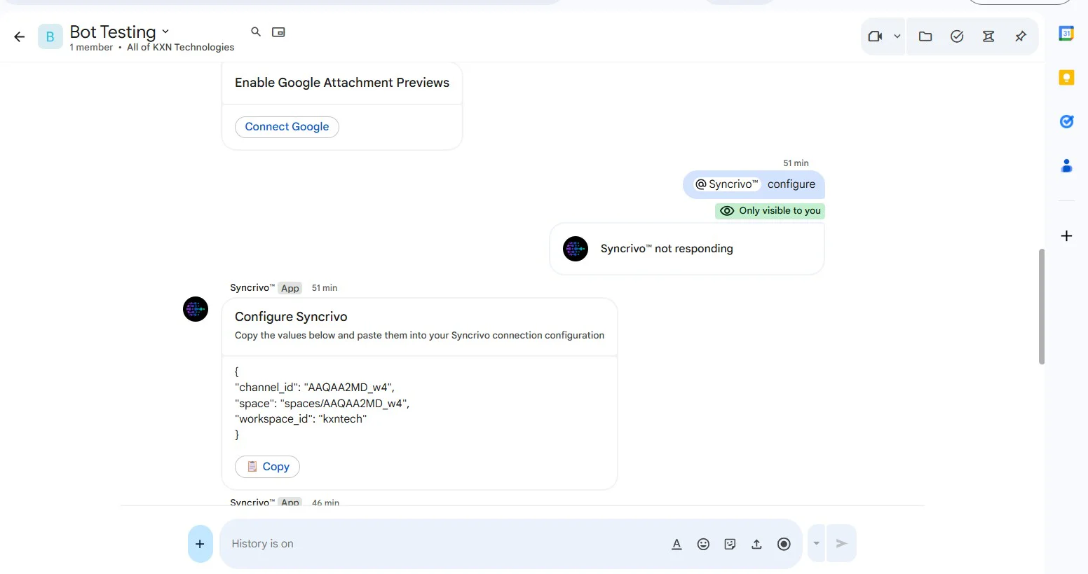 Getting configuration values from the destination platform